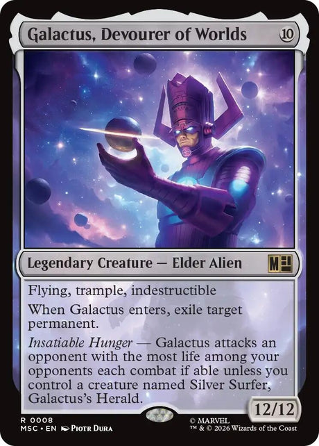 Image for Galactus, Devourer of Worlds (8) (Commander: Marvel Super Heroes) (MSC) - Magic: The Gathering