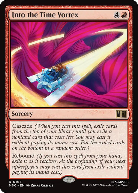 Image for Into the Time Vortex (Surge Foil) (165) (Foil) (Commander: Marvel Super Heroes) (MSC) - Magic: The Gathering