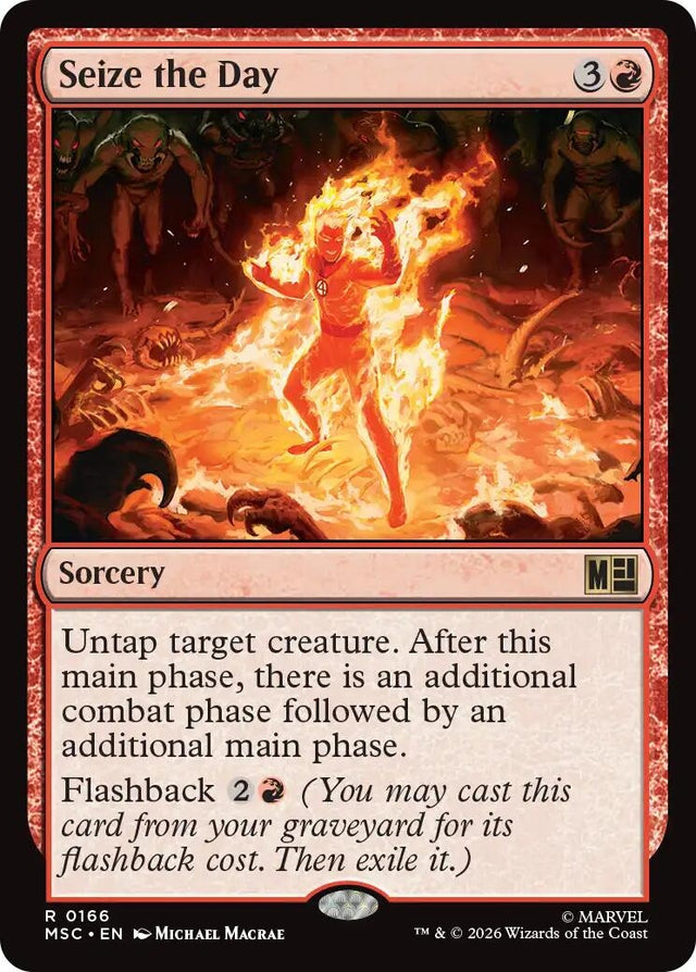 Image for Seize the Day (166) (Commander: Marvel Super Heroes) (MSC) - Magic: The Gathering