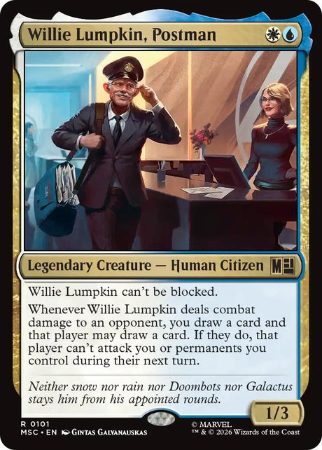 Image for Willie Lumpkin, Postman (101) (Commander: Marvel Super Heroes) (MSC) - Magic: The Gathering