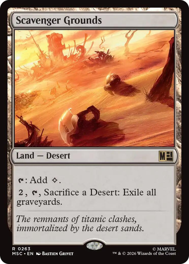Image for Scavenger Grounds (Surge Foil) (263) (Foil) (Commander: Marvel Super Heroes) (MSC) - Magic: The Gathering