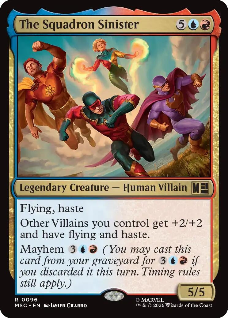 Image for The Squadron Sinister (96) (Commander: Marvel Super Heroes) (MSC) - Magic: The Gathering
