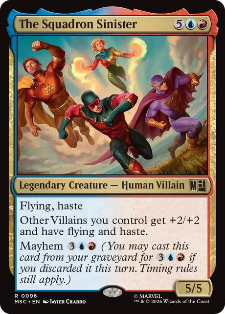 Image for The Squadron Sinister (Surge Foil) (96) (Foil) (Commander: Marvel Super Heroes) (MSC) - Magic: The Gathering