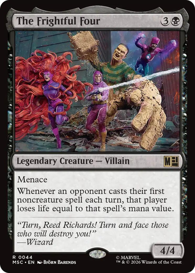 Image for The Frightful Four (44) (Commander: Marvel Super Heroes) (MSC) - Magic: The Gathering