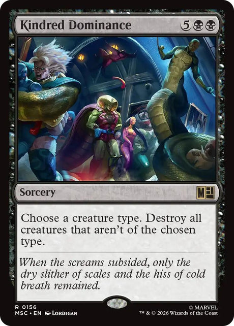 Image for Kindred Dominance (156) (Commander: Marvel Super Heroes) (MSC) - Magic: The Gathering