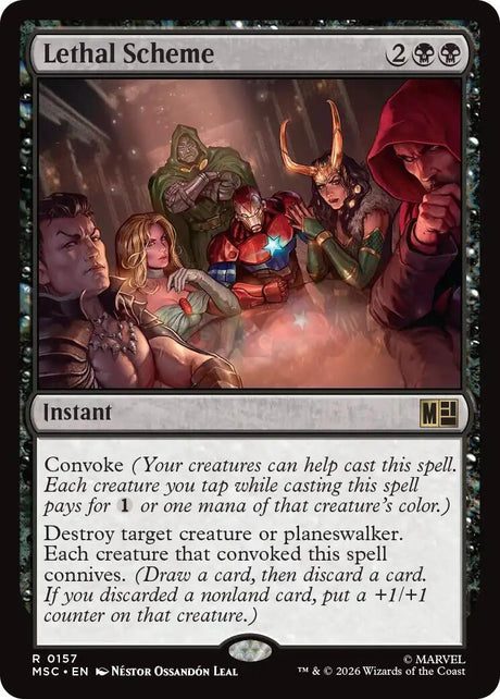 Image for Lethal Scheme (157) (Commander: Marvel Super Heroes) (MSC) - Magic: The Gathering