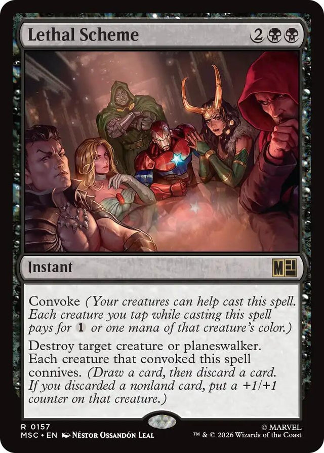 Image for Lethal Scheme (157) (Commander: Marvel Super Heroes) (MSC) - Magic: The Gathering