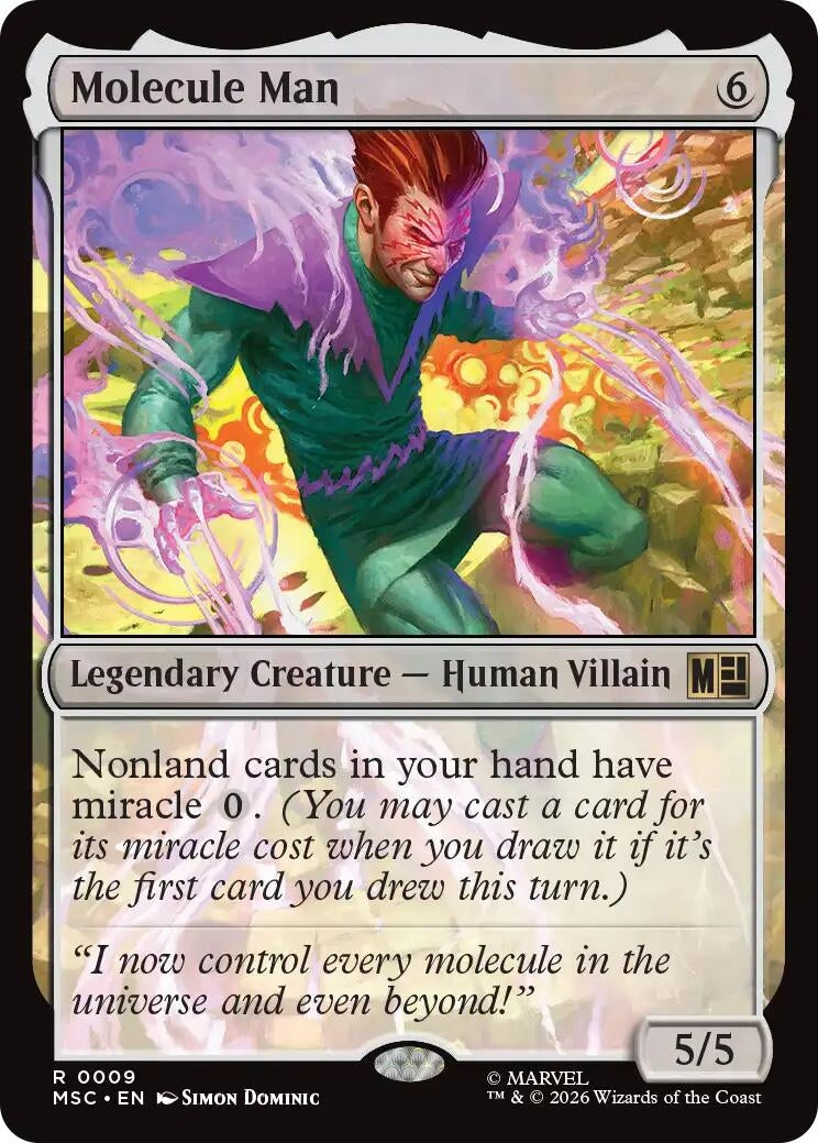 Image for Molecule Man (Surge Foil) (9) (Foil) (Commander: Marvel Super Heroes) (MSC) - Magic: The Gathering
