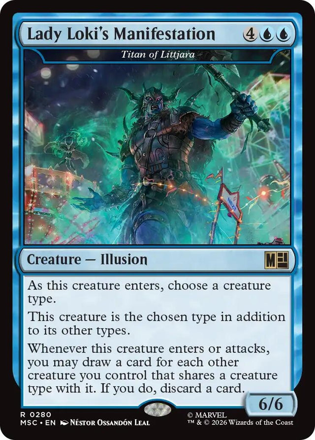 Image for Lady Loki's Manifestation - Titan of Littjara (280) (Commander: Marvel Super Heroes) (MSC) - Magic: The Gathering