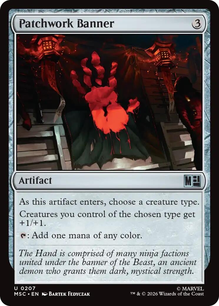 Image for Patchwork Banner (207) (Commander: Marvel Super Heroes) (MSC) - Magic: The Gathering