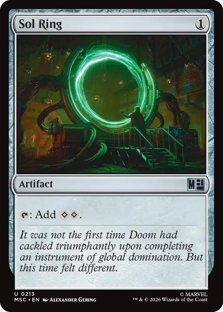 Image for Sol Ring (0213) (213) (Commander: Marvel Super Heroes) (MSC) - Magic: The Gathering