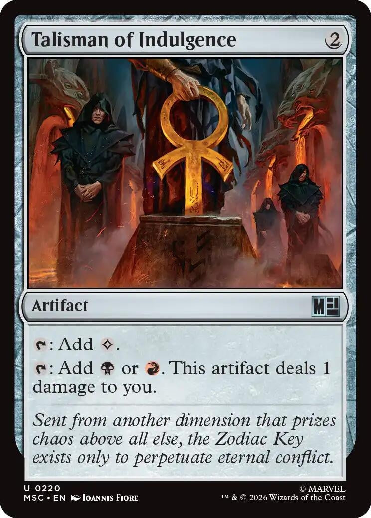 Image for Talisman of Indulgence (220) (Commander: Marvel Super Heroes) (MSC) - Magic: The Gathering