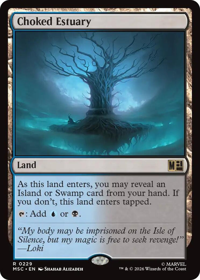 Image for Choked Estuary (229) (Commander: Marvel Super Heroes) (MSC) - Magic: The Gathering