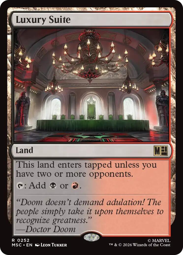 Image for Luxury Suite (252) (Commander: Marvel Super Heroes) (MSC) - Magic: The Gathering