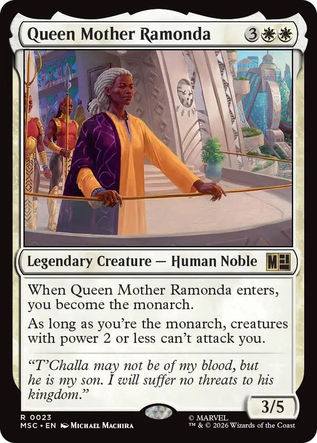 Image for Queen Mother Ramonda (23) (Commander: Marvel Super Heroes) (MSC) - Magic: The Gathering