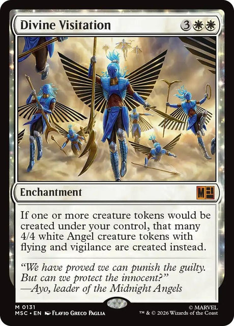 Image for Divine Visitation (131) (Commander: Marvel Super Heroes) (MSC) - Magic: The Gathering