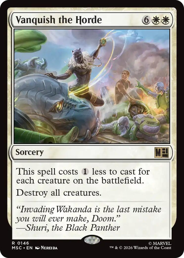 Image for Vanquish the Horde (146) (Commander: Marvel Super Heroes) (MSC) - Magic: The Gathering