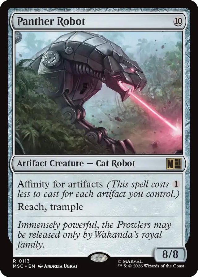 Image for Panther Robot (113) (Commander: Marvel Super Heroes) (MSC) - Magic: The Gathering