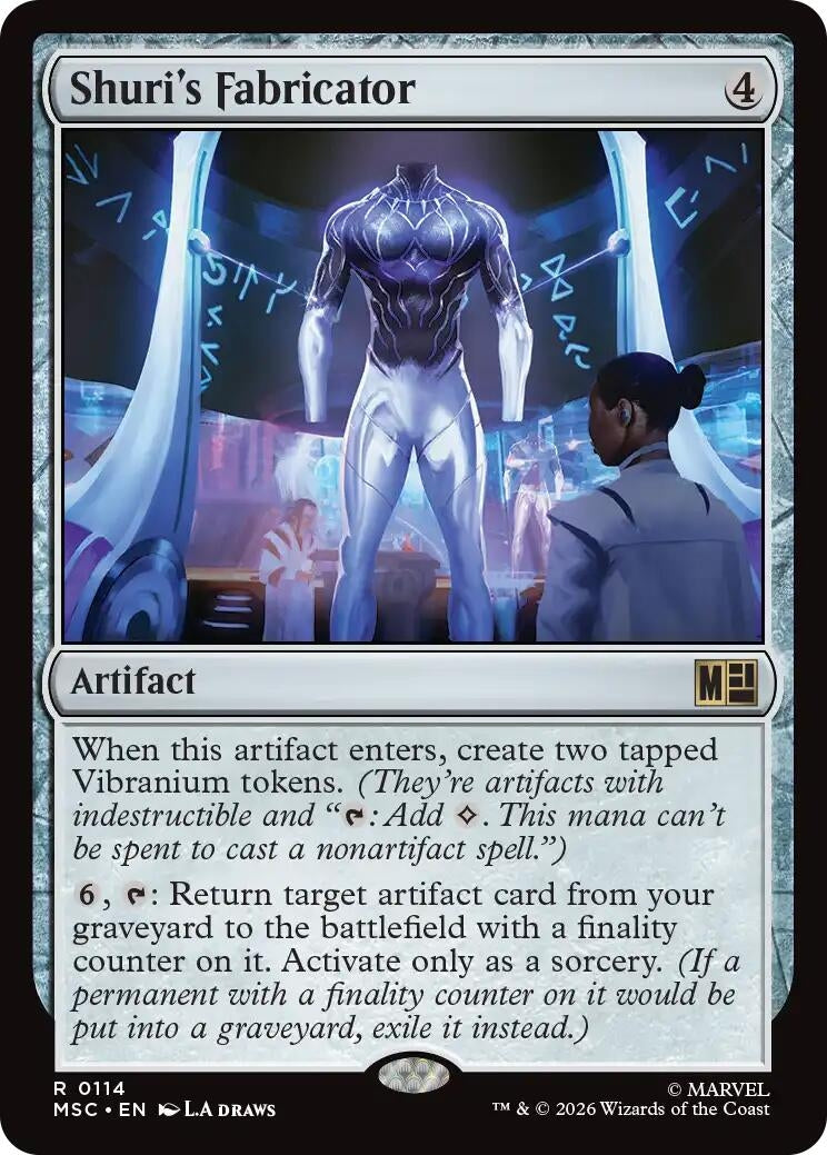 Image for Shuri's Fabricator (114) (Commander: Marvel Super Heroes) (MSC) - Magic: The Gathering