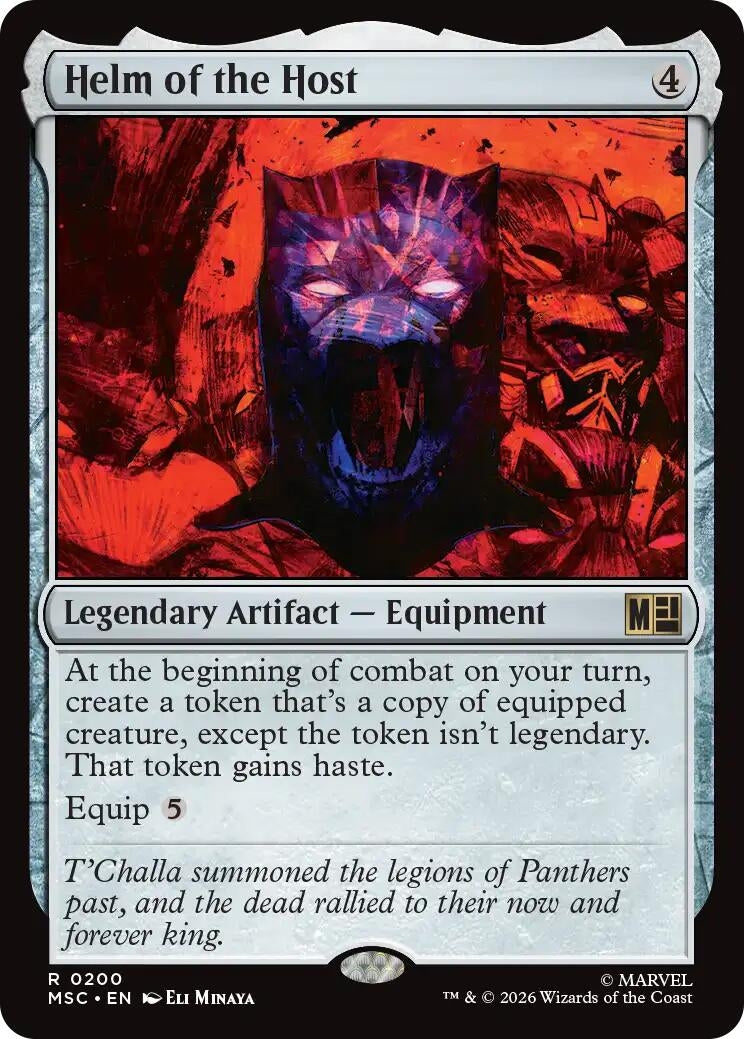 Image for Helm of the Host (200) (Commander: Marvel Super Heroes) (MSC) - Magic: The Gathering