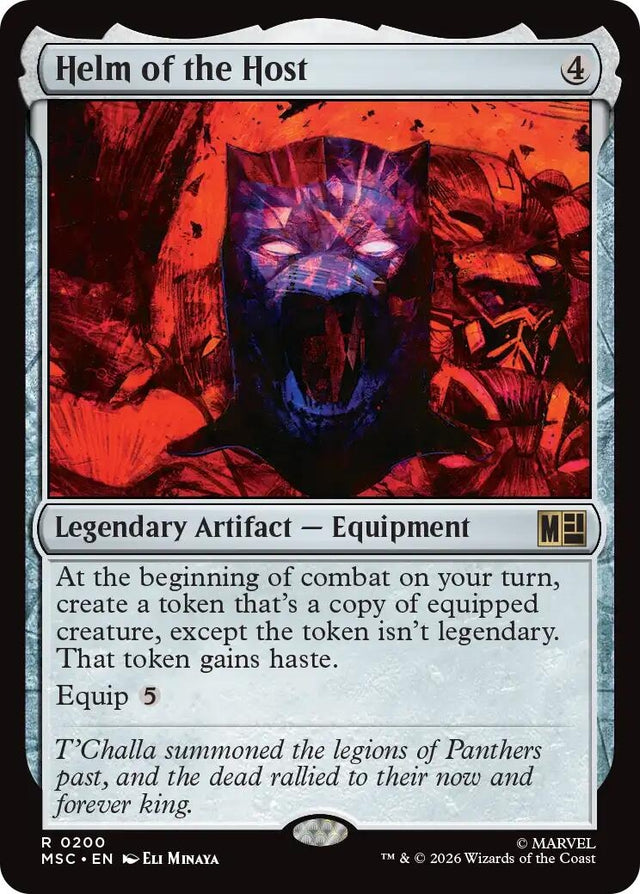 Image for Helm of the Host (200) (Commander: Marvel Super Heroes) (MSC) - Magic: The Gathering