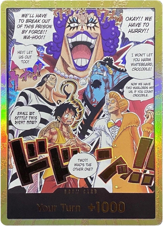 Image for DON!! Card (Alternate Art) (Gold) (Foil) (The Time of Battle) - One Piece Card Game