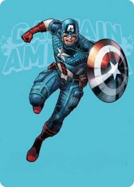 Image for Captain America, Super-Soldier Art Card (21) (Art Series: Marvel Super Heroes) (AAMSH) - Magic: The Gathering