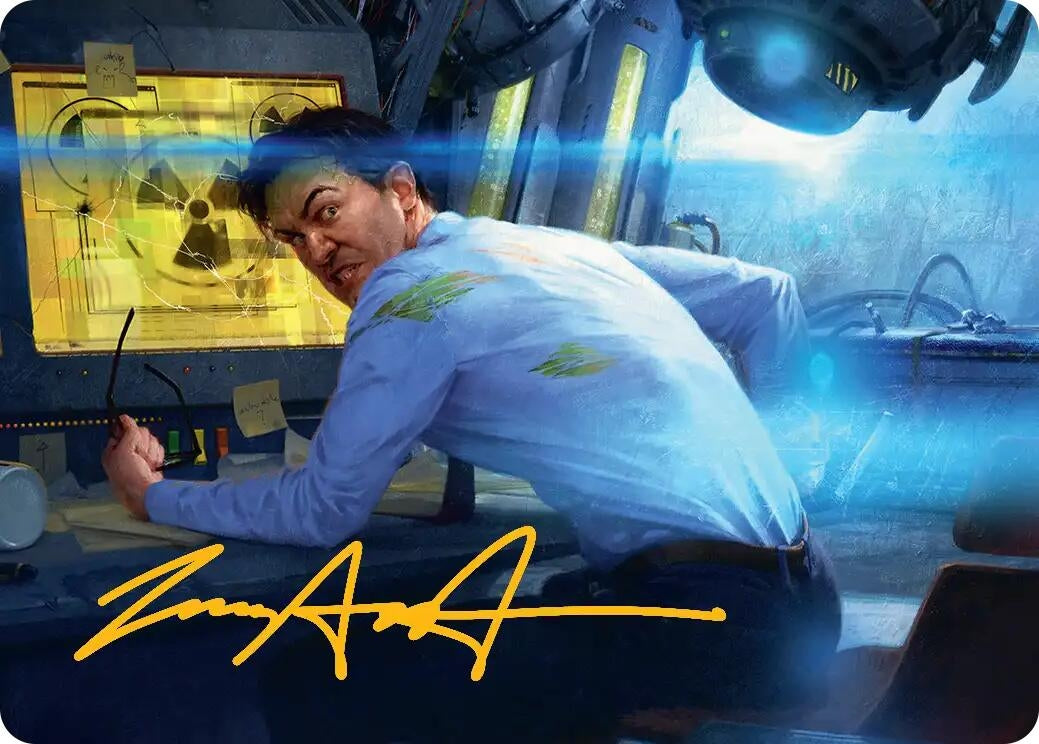 Image for Bruce Banner Art Card (Gold-Stamped Signature) (4) (Art Series: Marvel Super Heroes) (AAMSH) - Magic: The Gathering