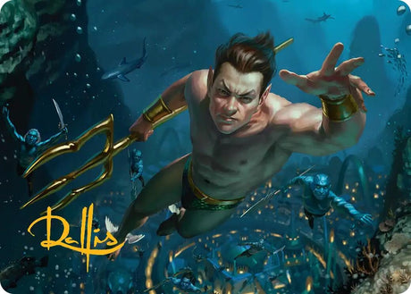 Image for Namor the Sub-Mariner Art Card (Gold-Stamped Signature) (6) (Art Series: Marvel Super Heroes) (AAMSH) - Magic: The Gathering