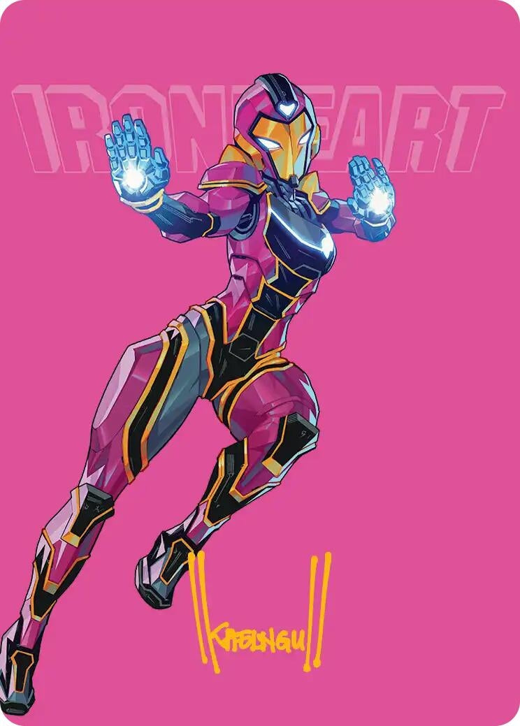 Image for Ironheart, Clever Champion Art Card (Gold-Stamped Signature) (23) (Art Series: Marvel Super Heroes) (AAMSH) - Magic: The Gathering