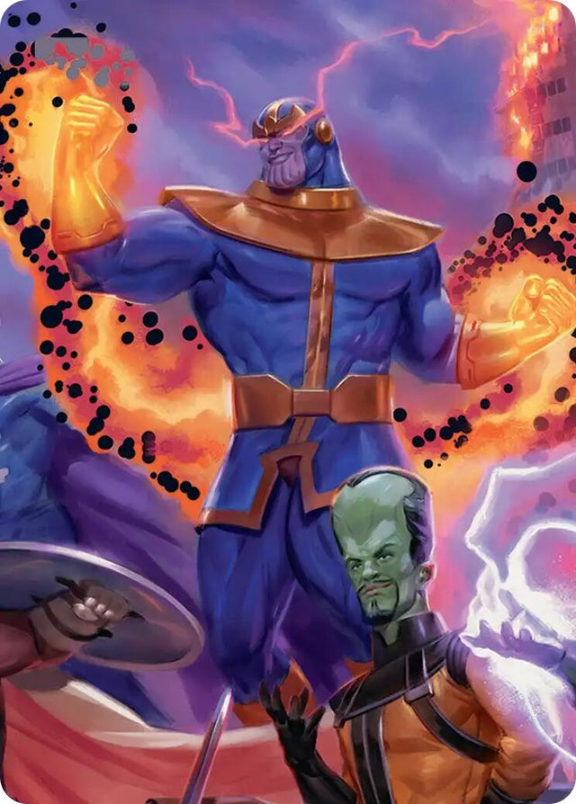 Image for Thanos, Death's Consort Art Card (8) (Art Series: Marvel Super Heroes) (AAMSH) - Magic: The Gathering