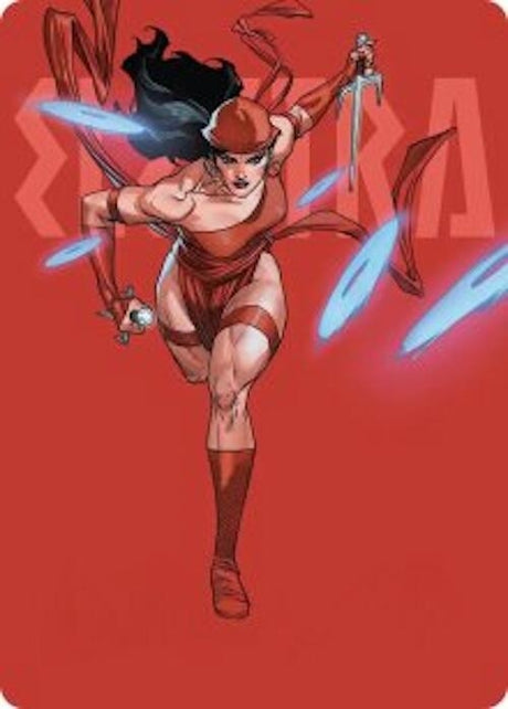 Image for Elektra, Daughter of the Hand (25) (Art Series: Marvel Super Heroes) (AAMSH) - Magic: The Gathering