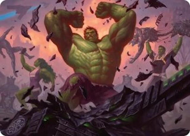 Image for HULK SMASH! Art Card (10) (Art Series: Marvel Super Heroes) (AAMSH) - Magic: The Gathering