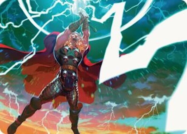 Image for Lightning Strike Art Card (11) (Art Series: Marvel Super Heroes) (AAMSH) - Magic: The Gathering