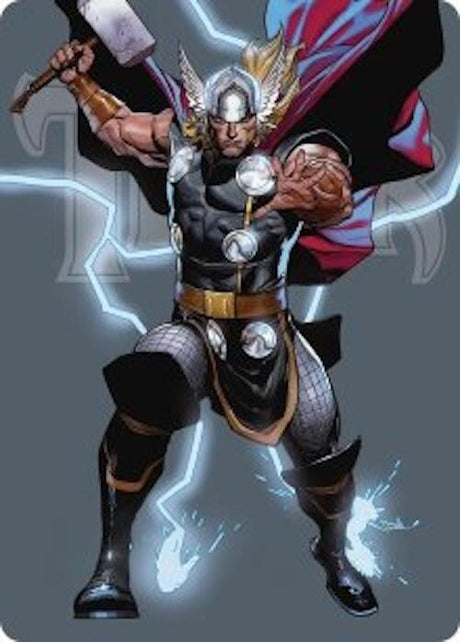 Image for Thor, God of Thunder Art Card (26) (Art Series: Marvel Super Heroes) (AAMSH) - Magic: The Gathering