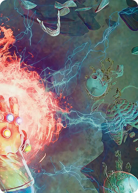 Image for Thanos, the Mad Titan Art Card (3/9) (3) (Art Series: Marvel Super Heroes) (AAMSH) - Magic: The Gathering