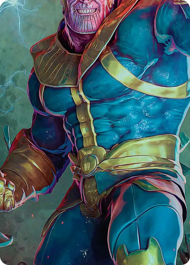 Image for Thanos, the Mad Titan Art Card (5/9) (5) (Art Series: Marvel Super Heroes) (AAMSH) - Magic: The Gathering