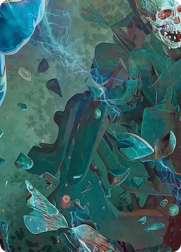 Image for Thanos, the Mad Titan Art Card (6/9) (6) (Art Series: Marvel Super Heroes) (AAMSH) - Magic: The Gathering