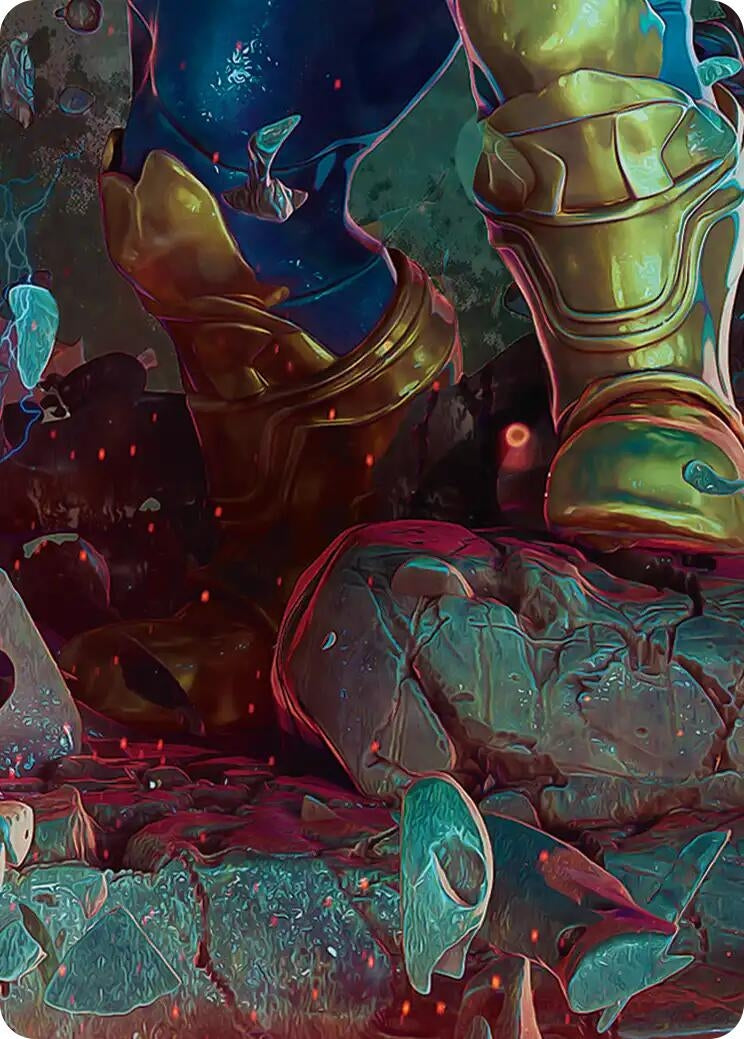 Image for Thanos, the Mad Titan Art Card (8/9) (8) (Art Series: Marvel Super Heroes) (AAMSH) - Magic: The Gathering
