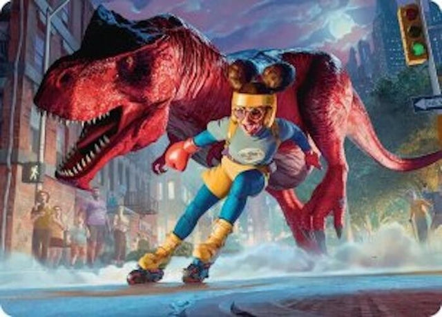 Image for Moon Girl and Devil Dinosaur Art Card (14) (Art Series: Marvel Super Heroes) (AAMSH) - Magic: The Gathering