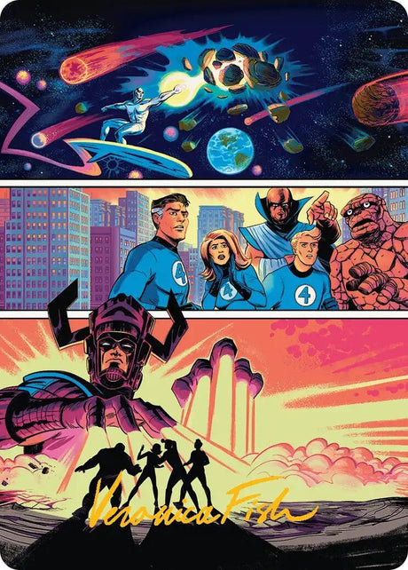 Image for The Coming of Galactus Art Card (Gold-Stamped Signature) (20) (Art Series: Marvel Super Heroes) (AAMSH) - Magic: The Gathering