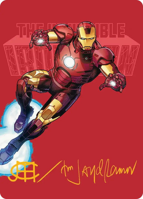 Image for The Invincible Iron Man Art Card (Gold-Stamped Signature) (29) (Art Series: Marvel Super Heroes) (AAMSH) - Magic: The Gathering