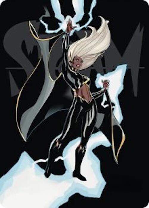 Image for Storm, Windrider Art Card (30) (Art Series: Marvel Super Heroes) (AAMSH) - Magic: The Gathering