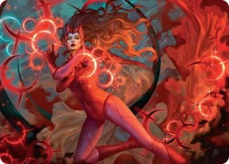 Image for Scarlet Witch, Chaotic Avenger Art Card (38) (Art Series: Marvel Super Heroes) (AAMSH) - Magic: The Gathering