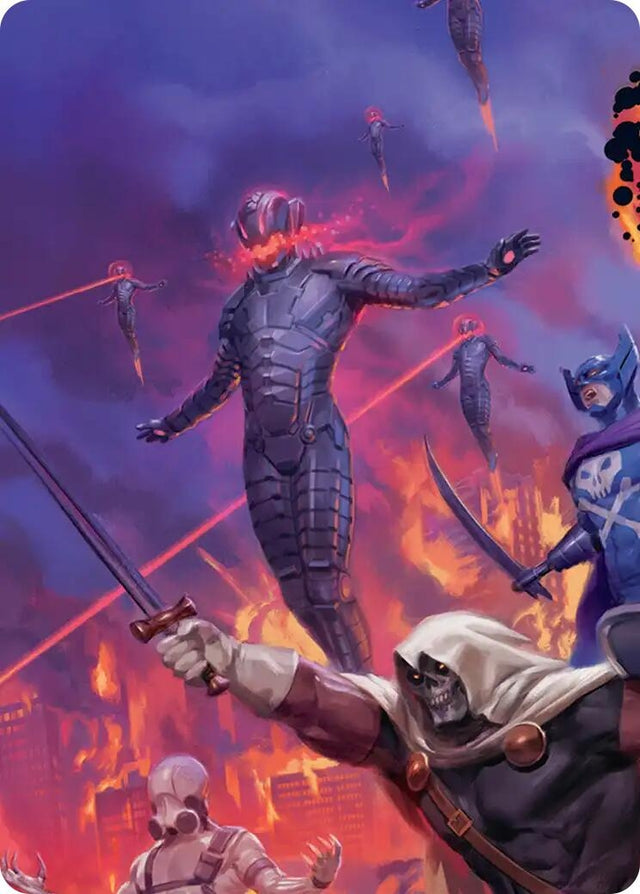 Image for Ultron, Machine Overlord Art Card (7) (Art Series: Marvel Super Heroes) (AAMSH) - Magic: The Gathering