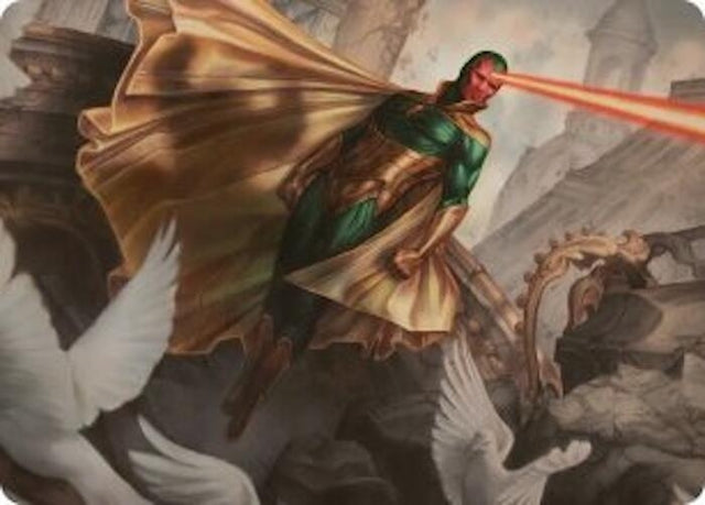 Image for The Vision Art Card (15) (Art Series: Marvel Super Heroes) (AAMSH) - Magic: The Gathering