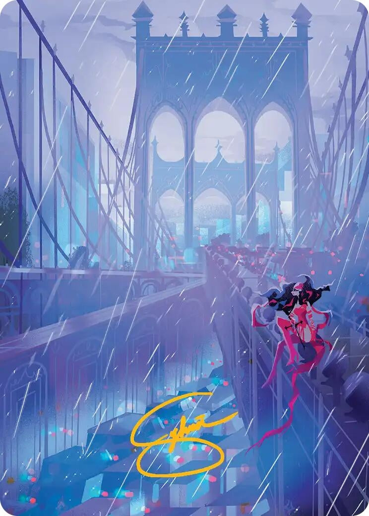 Image for Swamp Art Card (Gold-Stamped Signature) (16) (Art Series: Marvel Super Heroes) (AAMSH) - Magic: The Gathering