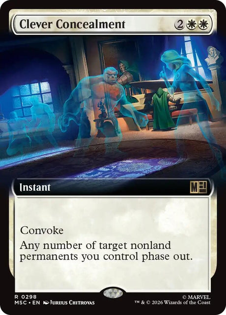 Image for Clever Concealment (Extended Art) (298) (Foil) (Commander: Marvel Super Heroes) (MSC) - Magic: The Gathering