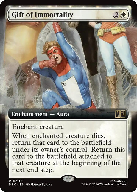 Image for Gift of Immortality (Extended Art) (306) (Foil) (Commander: Marvel Super Heroes) (MSC) - Magic: The Gathering