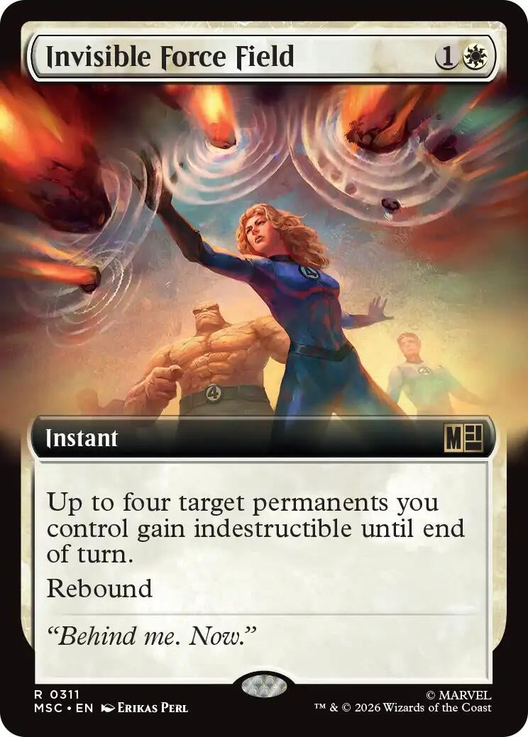 Image for Invisible Force Field (Extended Art) (311) (Commander: Marvel Super Heroes) (MSC) - Magic: The Gathering